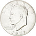UNITED STATES, Eisenhower Dollar, Dollar, 1971, U.S. Mint, KM #203a, AU(55-58),.
