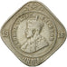 Coin, INDIA-BRITISH, George V, 2 Annas, 1918, EF(40-45), Copper-nickel, KM:516