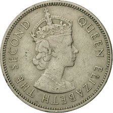 Coin, MALAYA & BRITISH BORNEO, 20 Cents, 1961, EF(40-45), Copper-nickel, KM:3