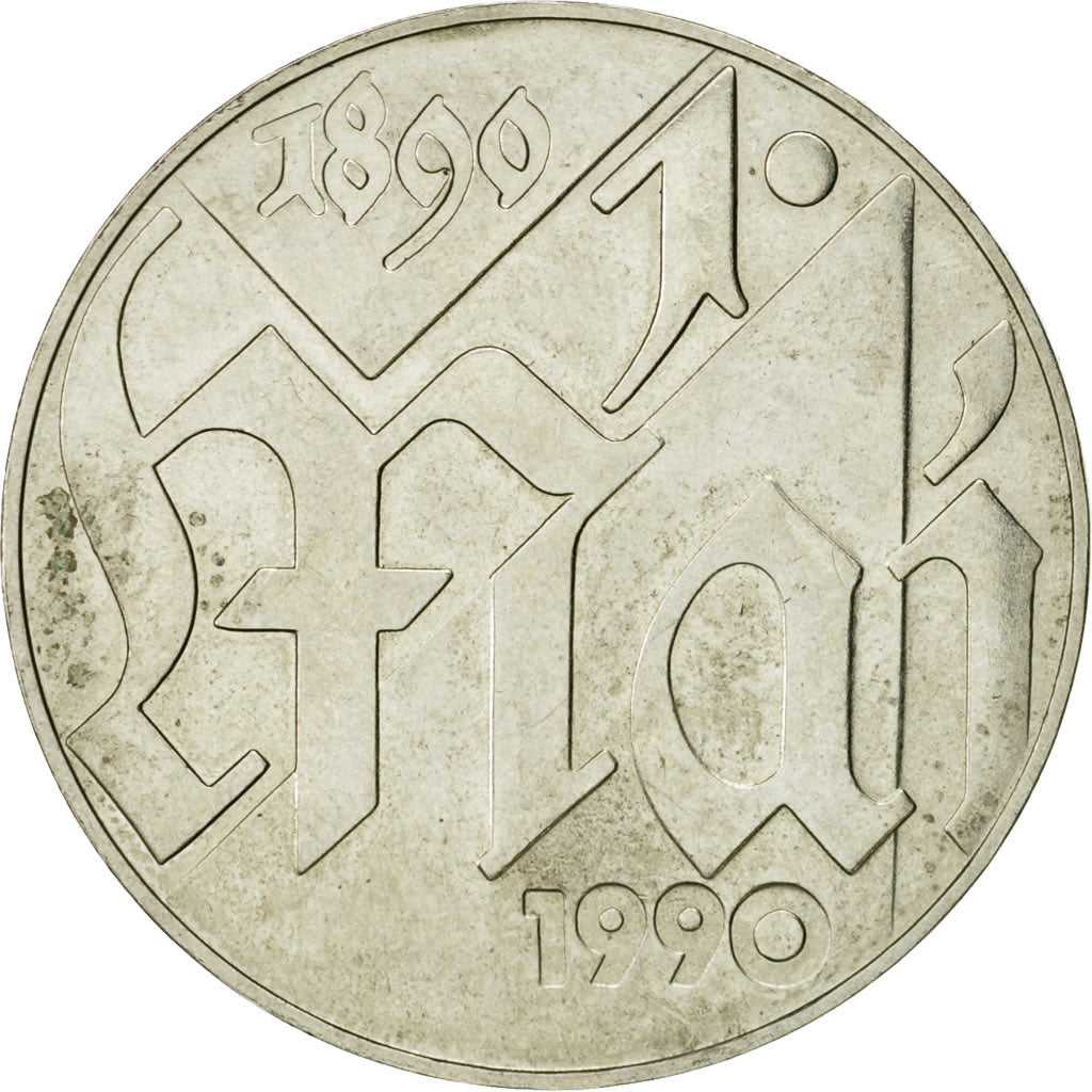 Coin, GERMAN-DEMOCRATIC REPUBLIC, 10 Mark, 1990, Berlin, AU(50-53)