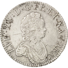 Monnaie, France, Louis XV, Écu Vertugadin, Ecu, 1716, Montpellier, TTB+