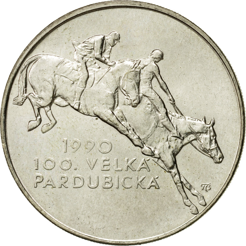 Coin, Czechoslovakia, 100 Korun, 1990, MS(63), Silver, KM:141