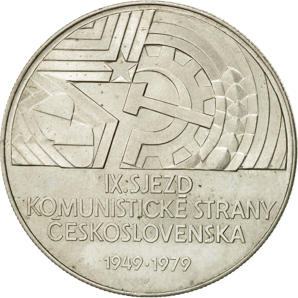 Coin, Czechoslovakia, 50 Korun, 1979, MS(63), Silver, KM:98