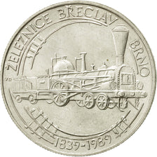 Coin, Czechoslovakia, 50 Korun, 1989, MS(63), Silver, KM:133
