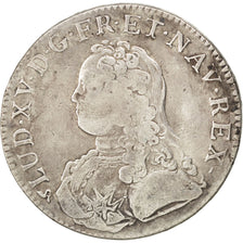 FRANCE, Écu aux branches d'olivier, ECU, 1726, Rouen, KM #486.3, VF(30-35), ...