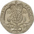 Moneda, Gran Bretaña, Elizabeth II, 20 Pence, 1993, MBC, Cobre - níquel