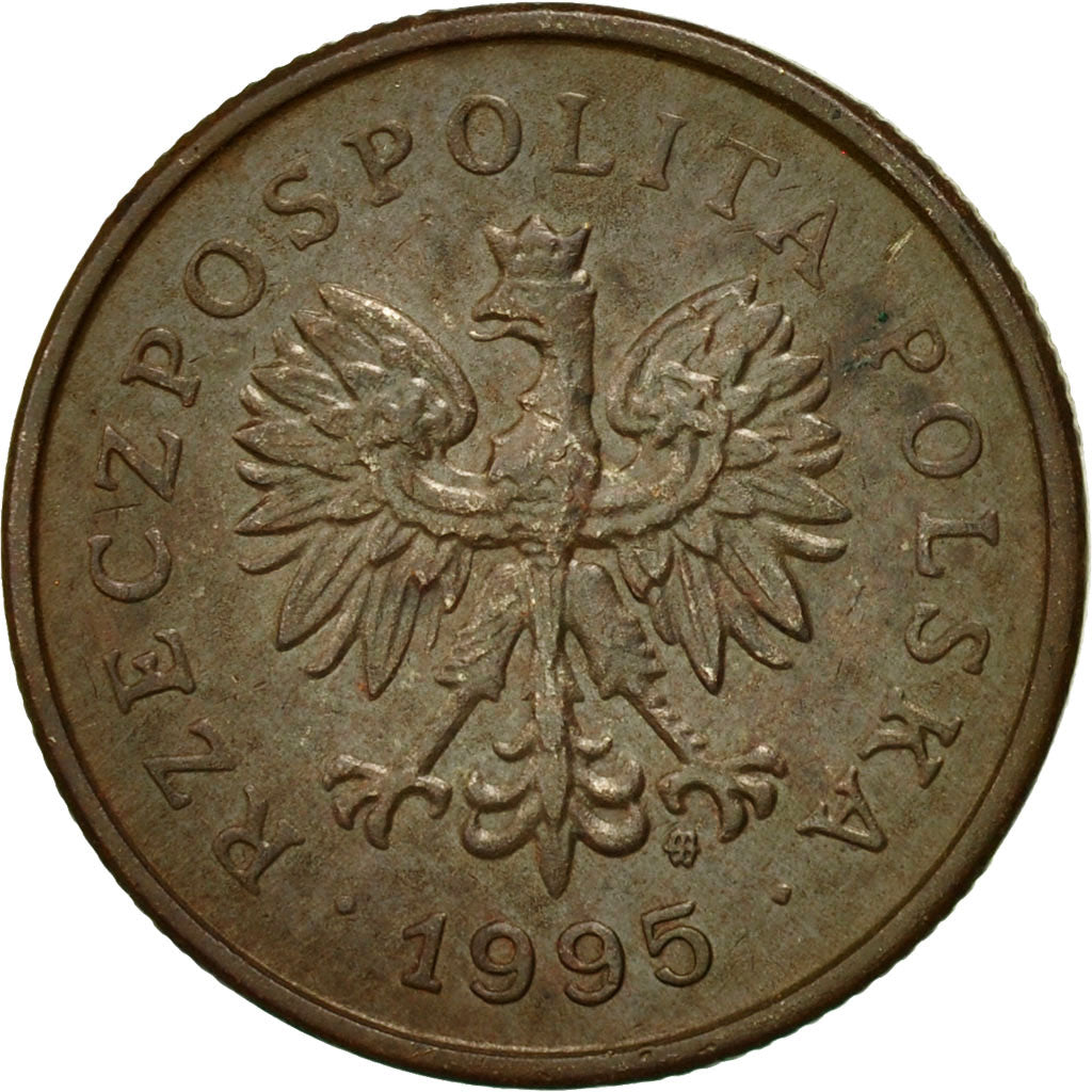Coin, Poland, Zloty, 1995, Warsaw, EF(40-45), Copper-nickel, KM:282