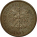 Coin, Poland, Zloty, 1995, Warsaw, EF(40-45), Copper-nickel, KM:282