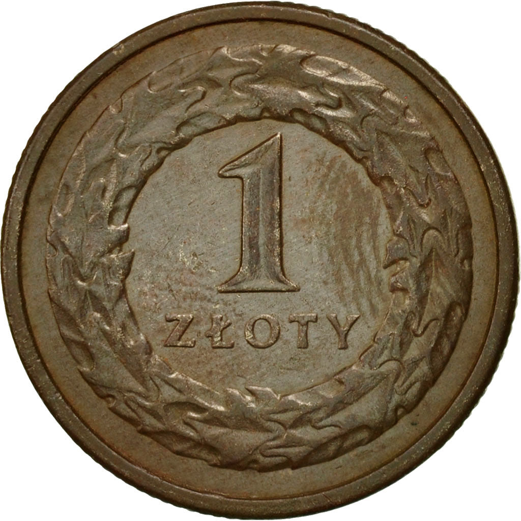 Coin, Poland, Zloty, 1995, Warsaw, EF(40-45), Copper-nickel, KM:282