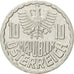 Münze, Österreich, 10 Groschen, 1984, Vienna, SS+, Aluminium, KM:2878