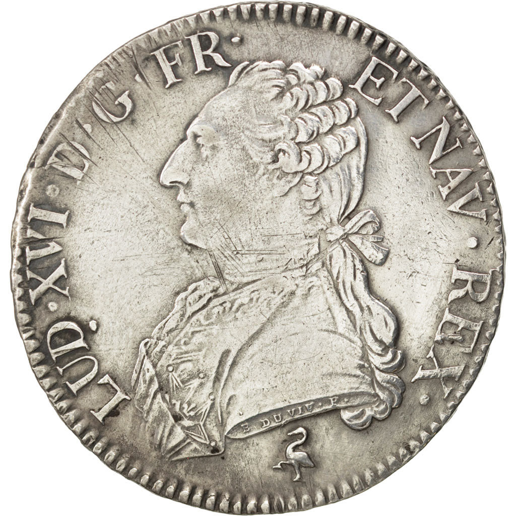 France, Louis XVI, Ecu aux branches d'olivier 1789 A, KM 564.1