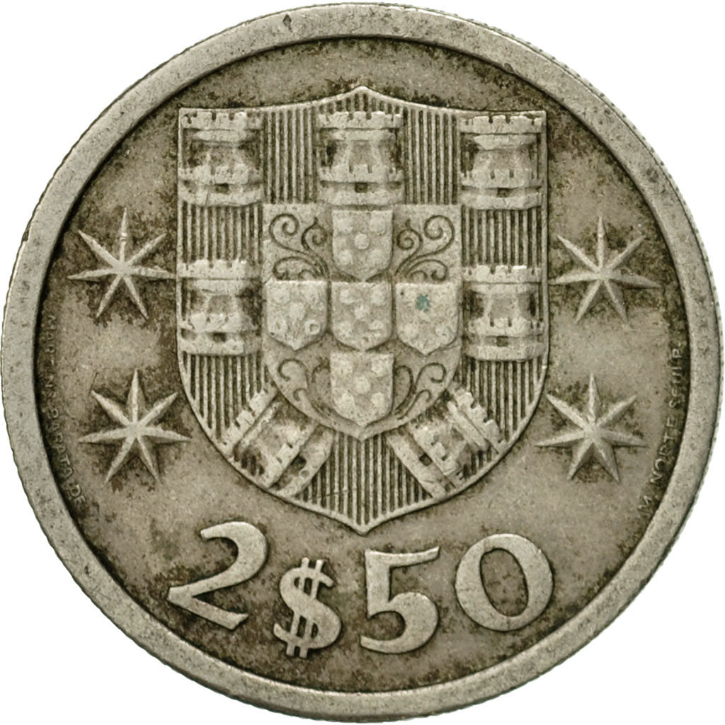 Monnaie, Portugal, 2-1/2 Escudos, 1971, TTB, Copper-nickel, KM:590