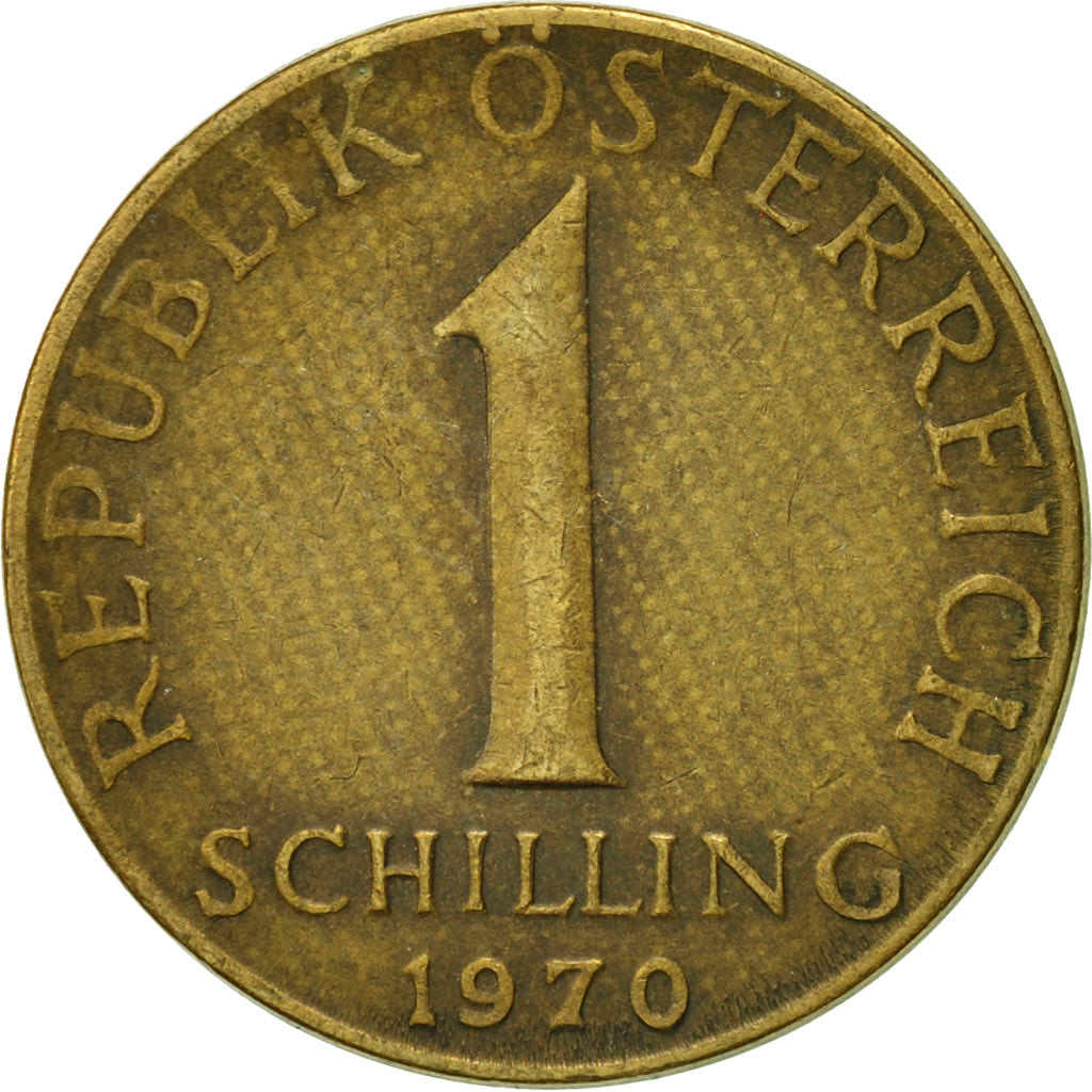 Moneta, Austria, Schilling, 1970, BB, Alluminio-bronzo, KM:2886