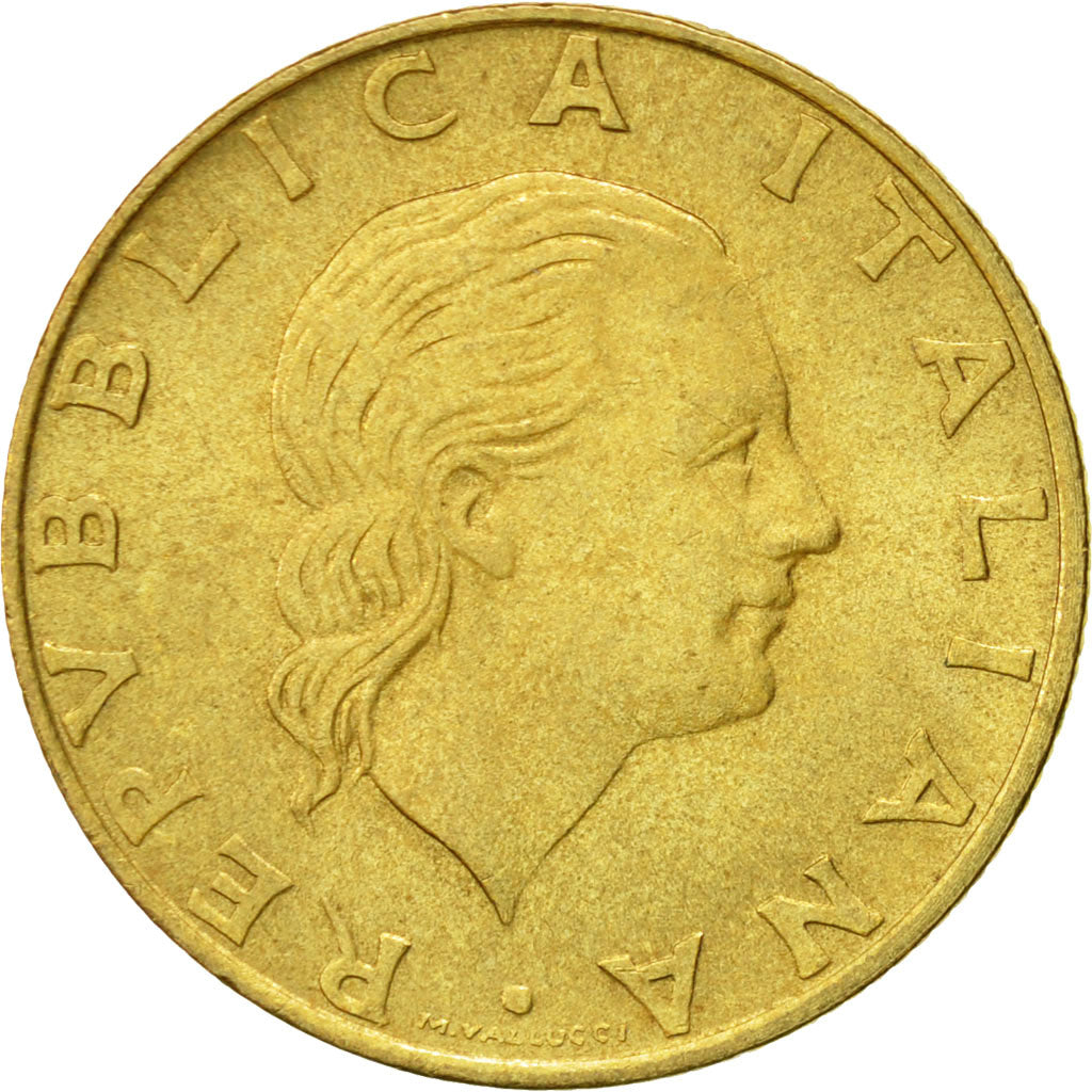 Coin, Italy, 200 Lire, 1995, Rome, AU(50-53), Aluminum-Bronze, KM:105