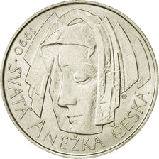Coin, Czechoslovakia, 50 Korun, 1990, MS(63), Silver, KM:140.1