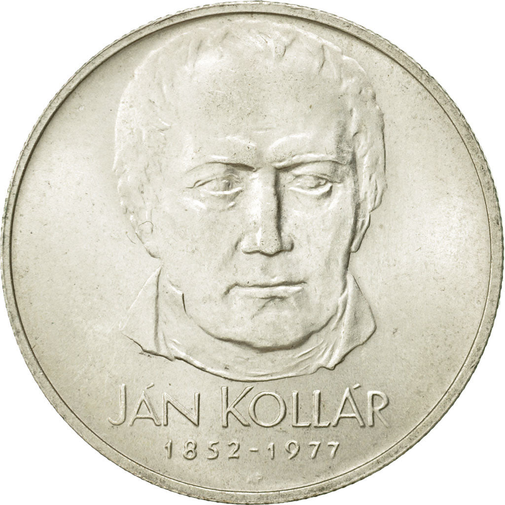 Coin, Czechoslovakia, 50 Korun, 1977, MS(63), Silver, KM:87