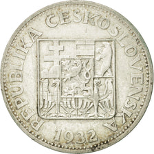 Münze, Tschechoslowakei, 10 Korun, 1932, SS, Silber, KM:15