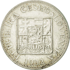 Coin, Czechoslovakia, 10 Korun, 1932, EF(40-45), Silver, KM:15