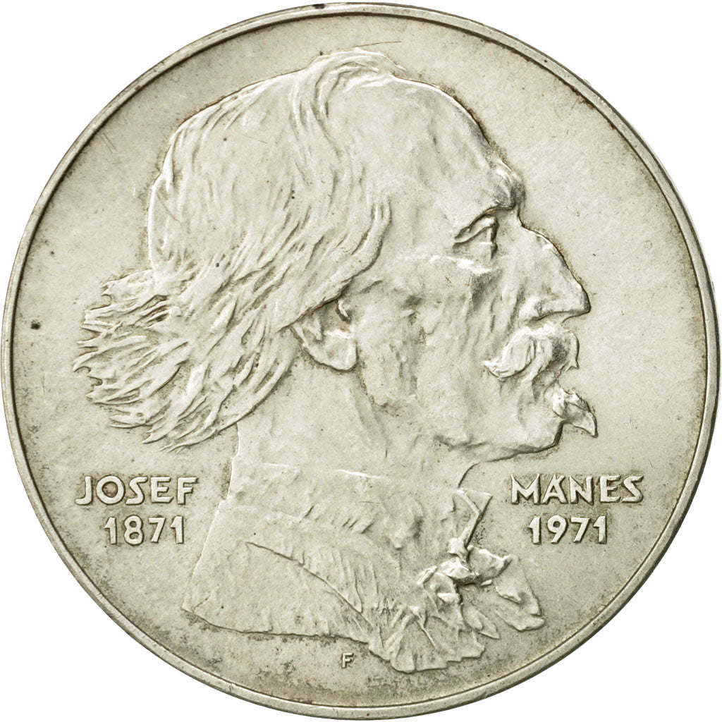 Coin, Czechoslovakia, 100 Korun, 1971, AU(55-58), Silver, KM:73