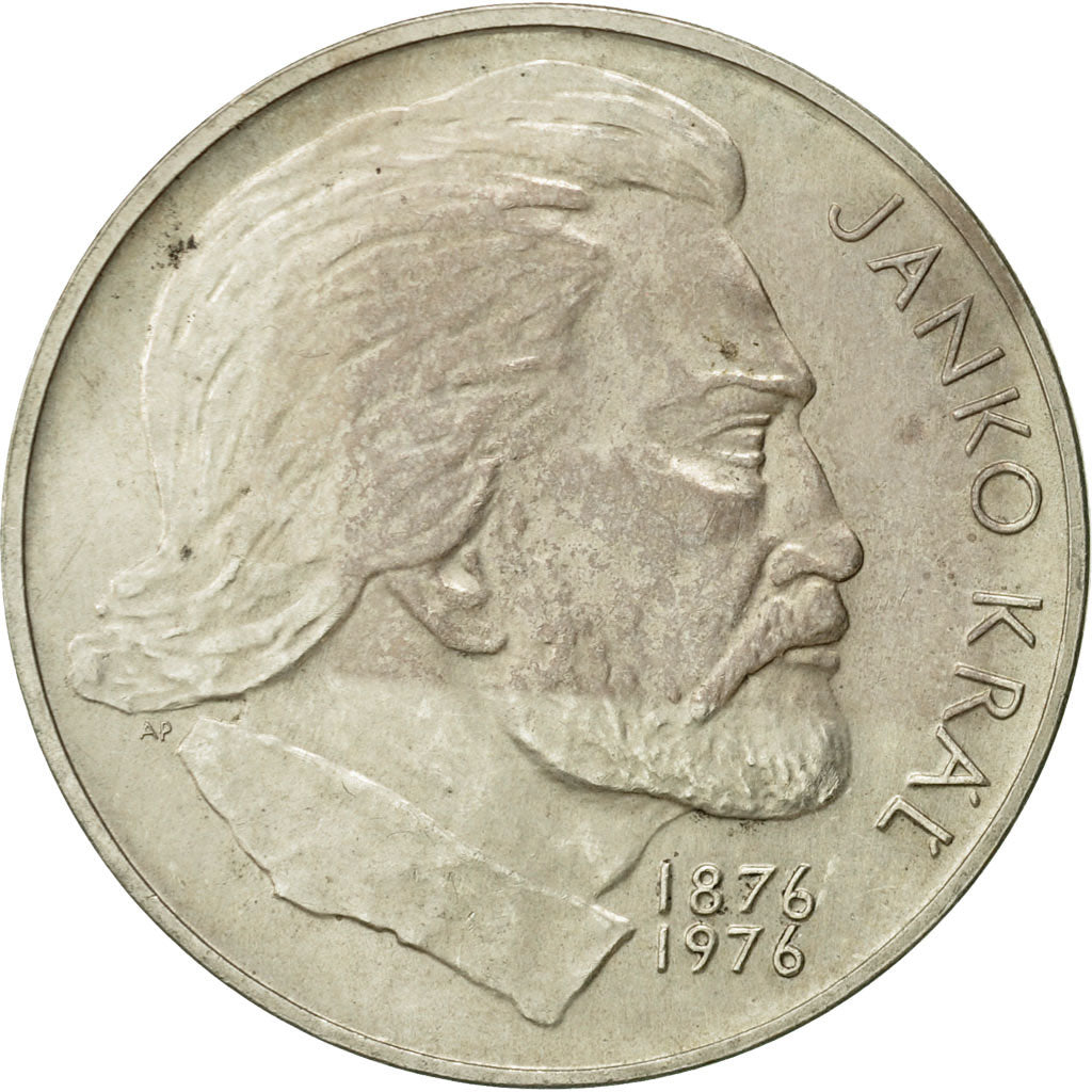 Coin, Czechoslovakia, 100 Korun, 1976, MS(63), Silver, KM:84