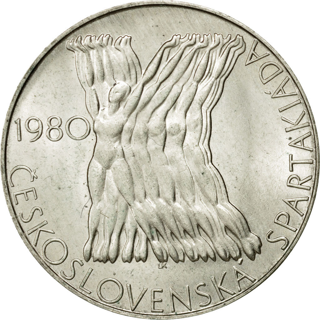 Coin, Czechoslovakia, 100 Korun, 1980, MS(63), Silver, KM:101