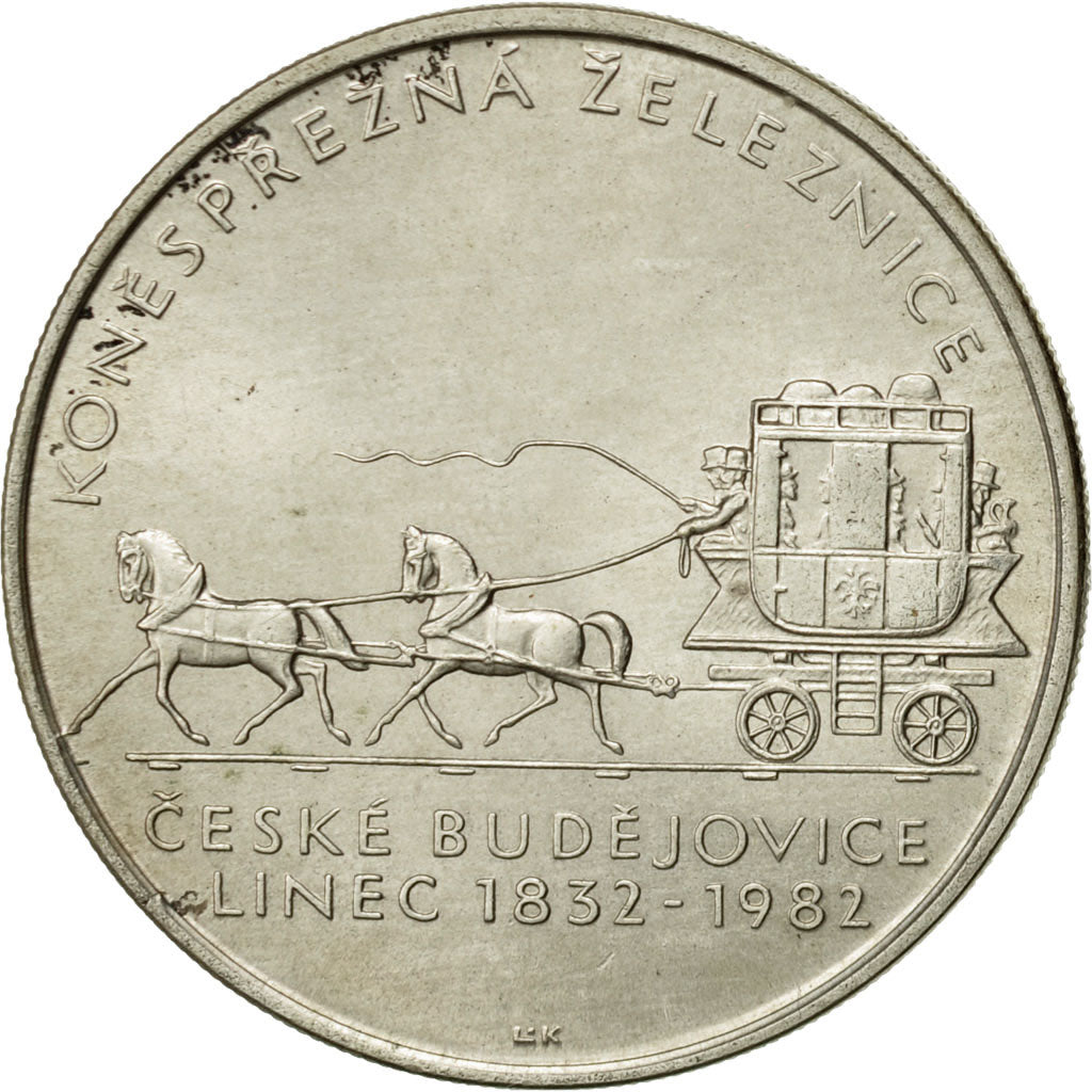 Coin, Czechoslovakia, 100 Korun, 1982, MS(63), Silver, KM:107