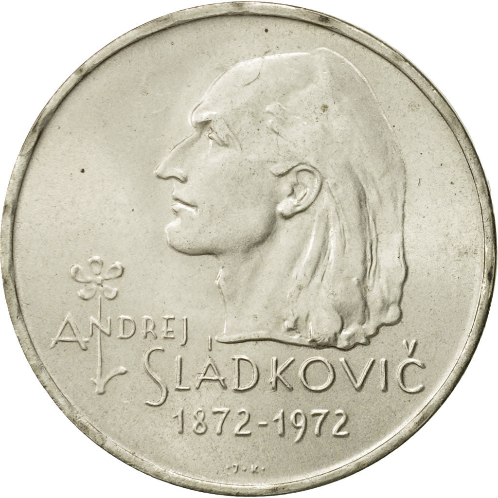 Coin, Czechoslovakia, 20 Korun, 1972, MS(63), Silver, KM:76