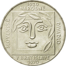 Coin, Czechoslovakia, 25 Korun, 1970, MS(63), Silver, KM:68