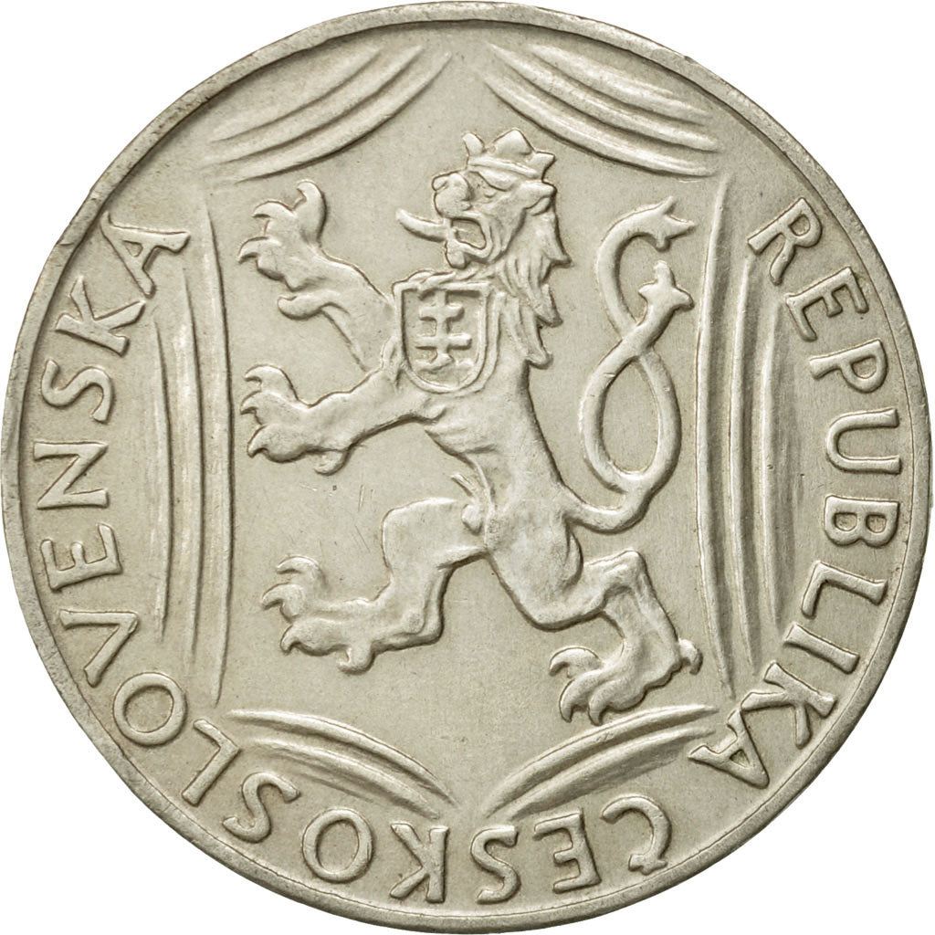 Coin, Czechoslovakia, 100 Korun, 1948, AU(55-58), Silver, KM:27