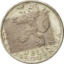 Coin, Czechoslovakia, 50 Korun, 1947, AU(50-53), Silver, KM:24