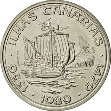 Coin, Portugal, 100 Escudos, 1989, MS(63), Copper-nickel, KM:646