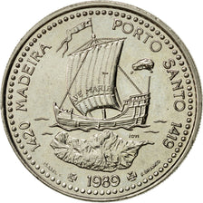Coin, Portugal, 100 Escudos, 1989, MS(63), Copper-nickel, KM:647