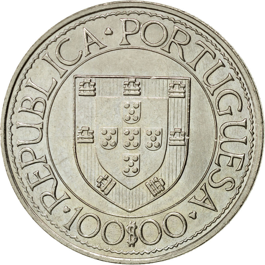 Coin, Portugal, 100 Escudos, 1988, MS(63), Copper-nickel, KM:642