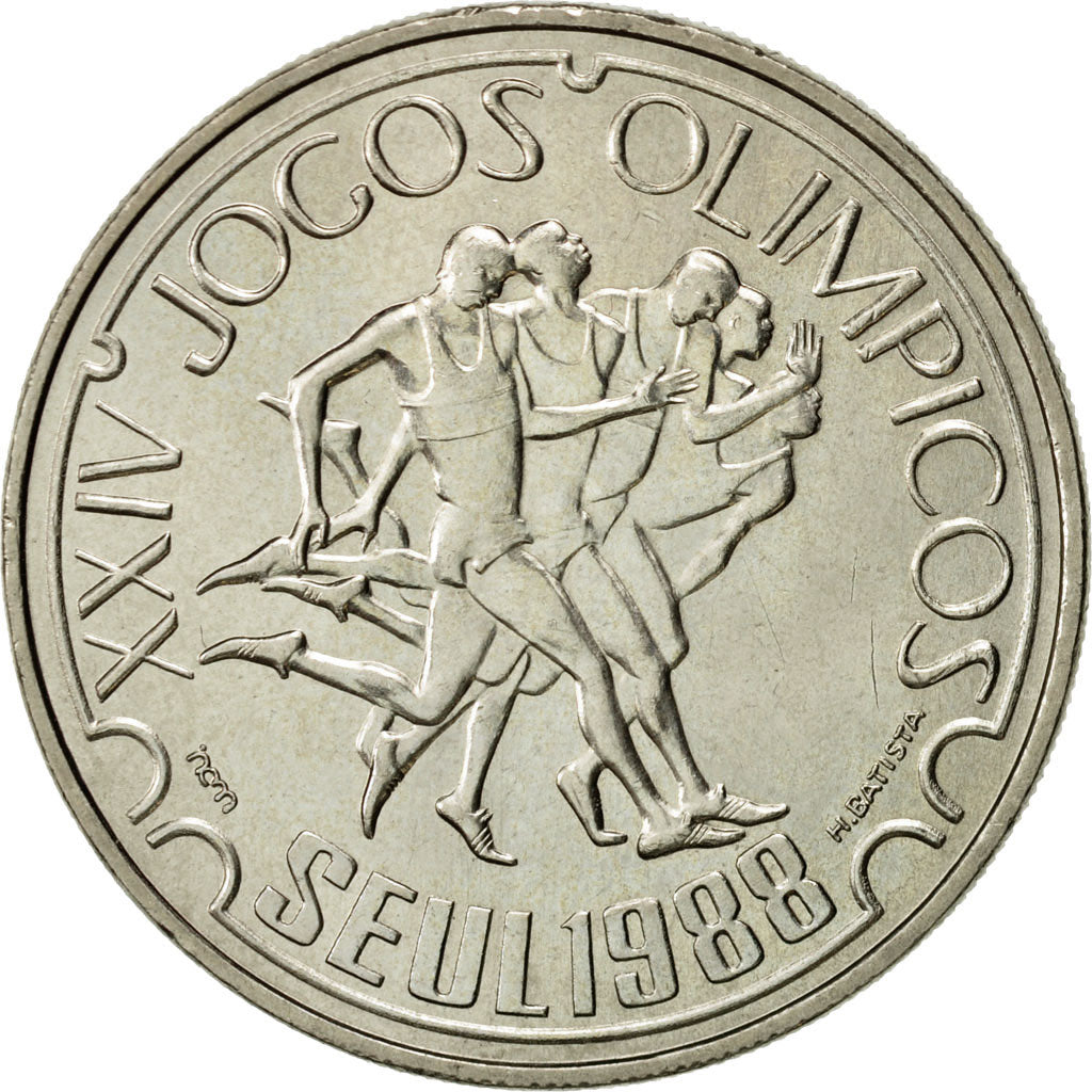 Coin, Portugal, 250 Escudos, 1988, MS(63), Copper-nickel, KM:643