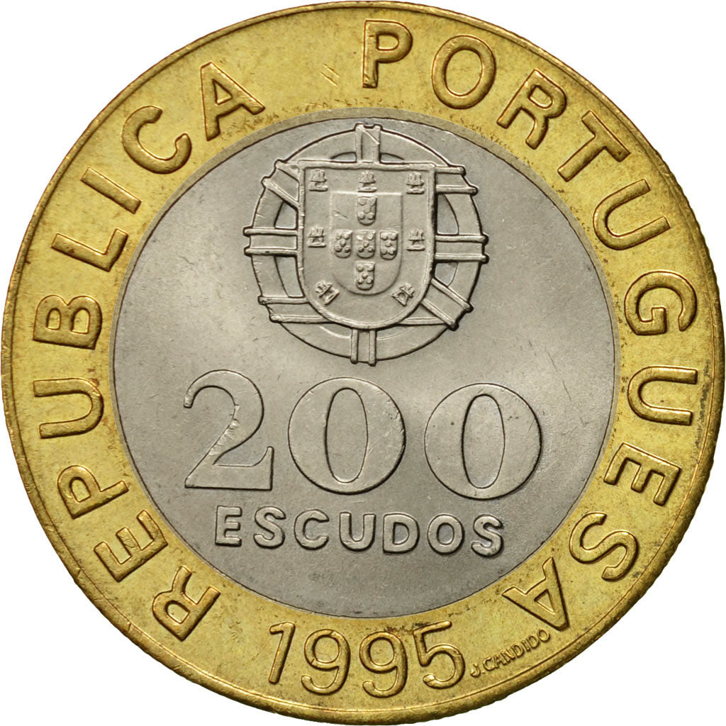 Monnaie, Portugal, 200 Escudos, 1995, SUP, Bi-Metallic, KM:679