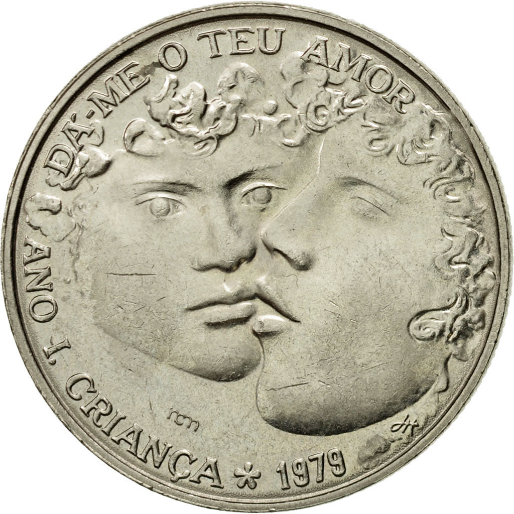 Coin, Portugal, 25 Escudos, 1979, MS(63), Copper-nickel, KM:609