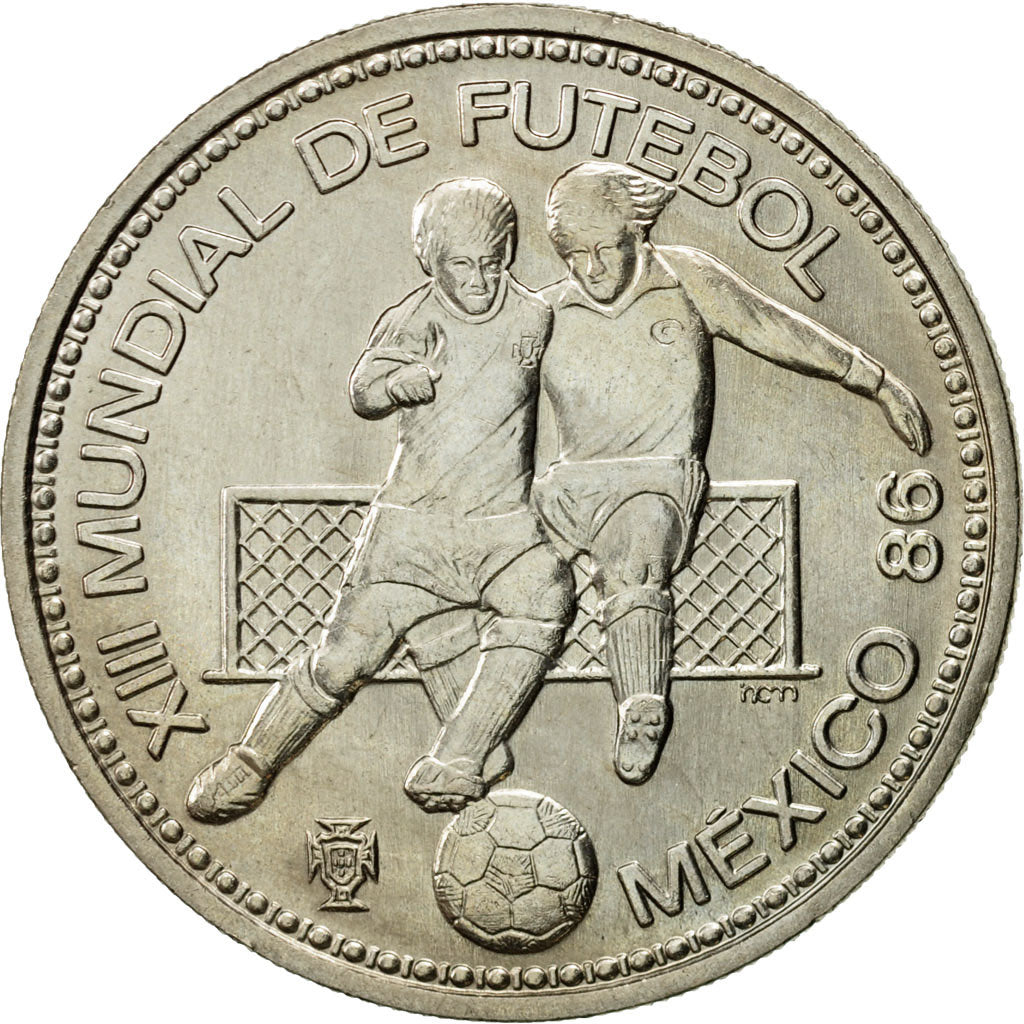 Coin, Portugal, 100 Escudos, 1986, Lisbon, MS(63), Copper-nickel, KM:637