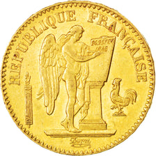 FRANCE, Génie, 20 Francs, 1848, Paris, KM #757, AU(50-53), Gold, Gadoury #1032,