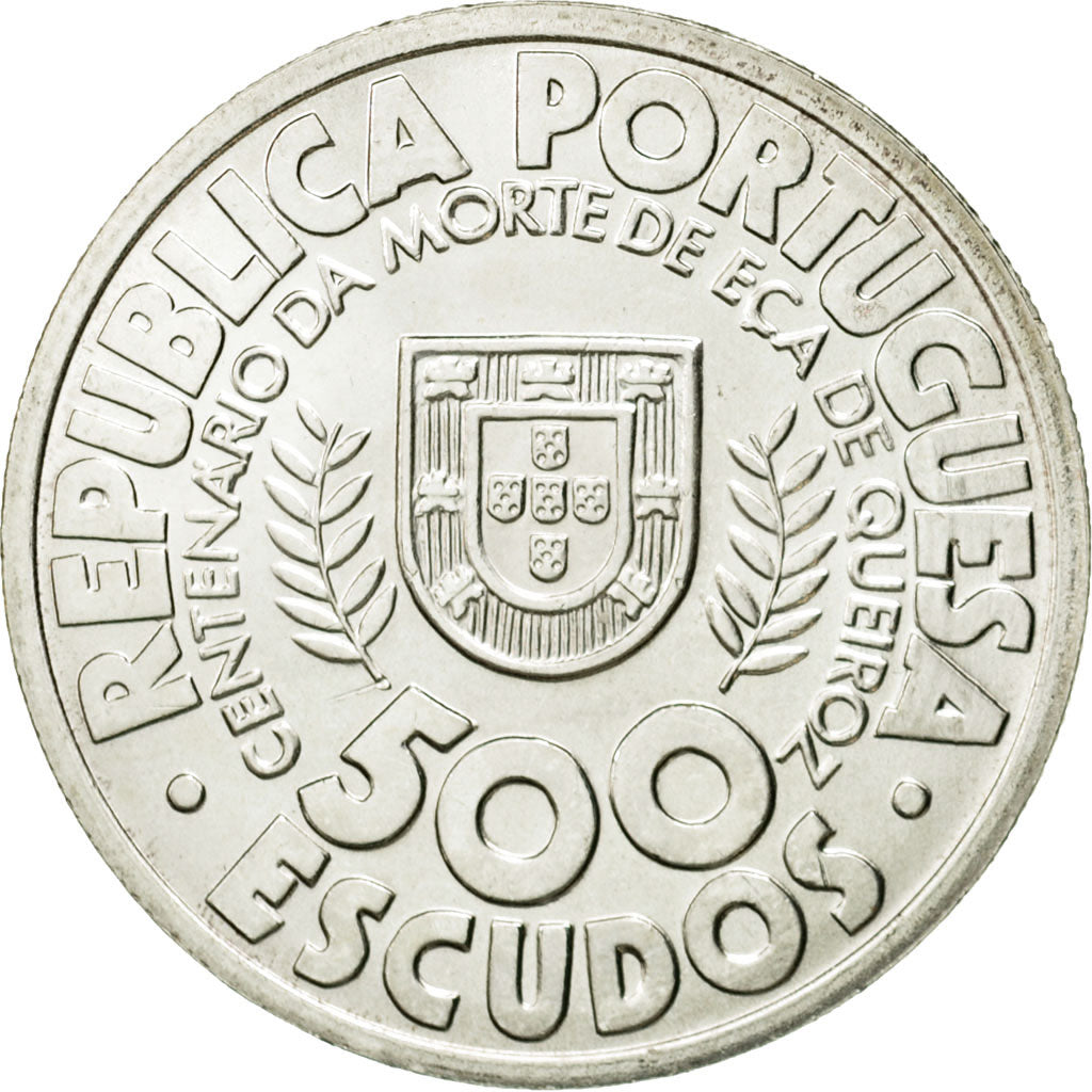 Coin, Portugal, 500 Escudos, 2000, Lisbon, MS(63), Silver, KM:725