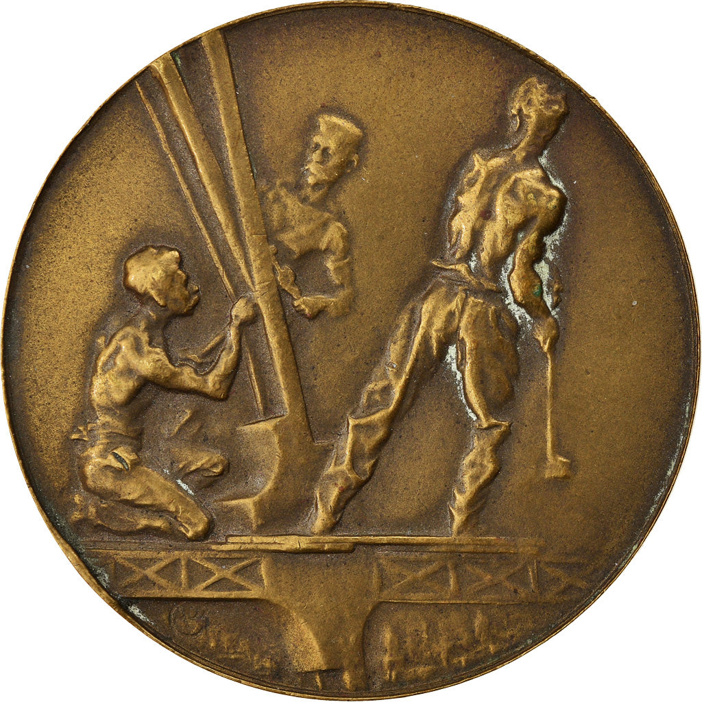 France, Medal, Souvenir d'Ascension de la Tour Eiffel, AU(50-53), Bronze