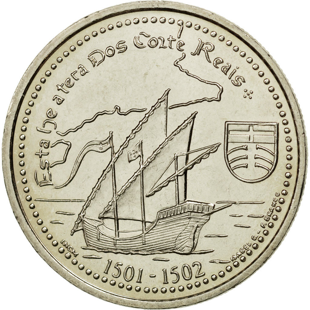 Coin, Portugal, 200 Escudos, 2000, Lisbon, MS(63), Copper-nickel, KM:729