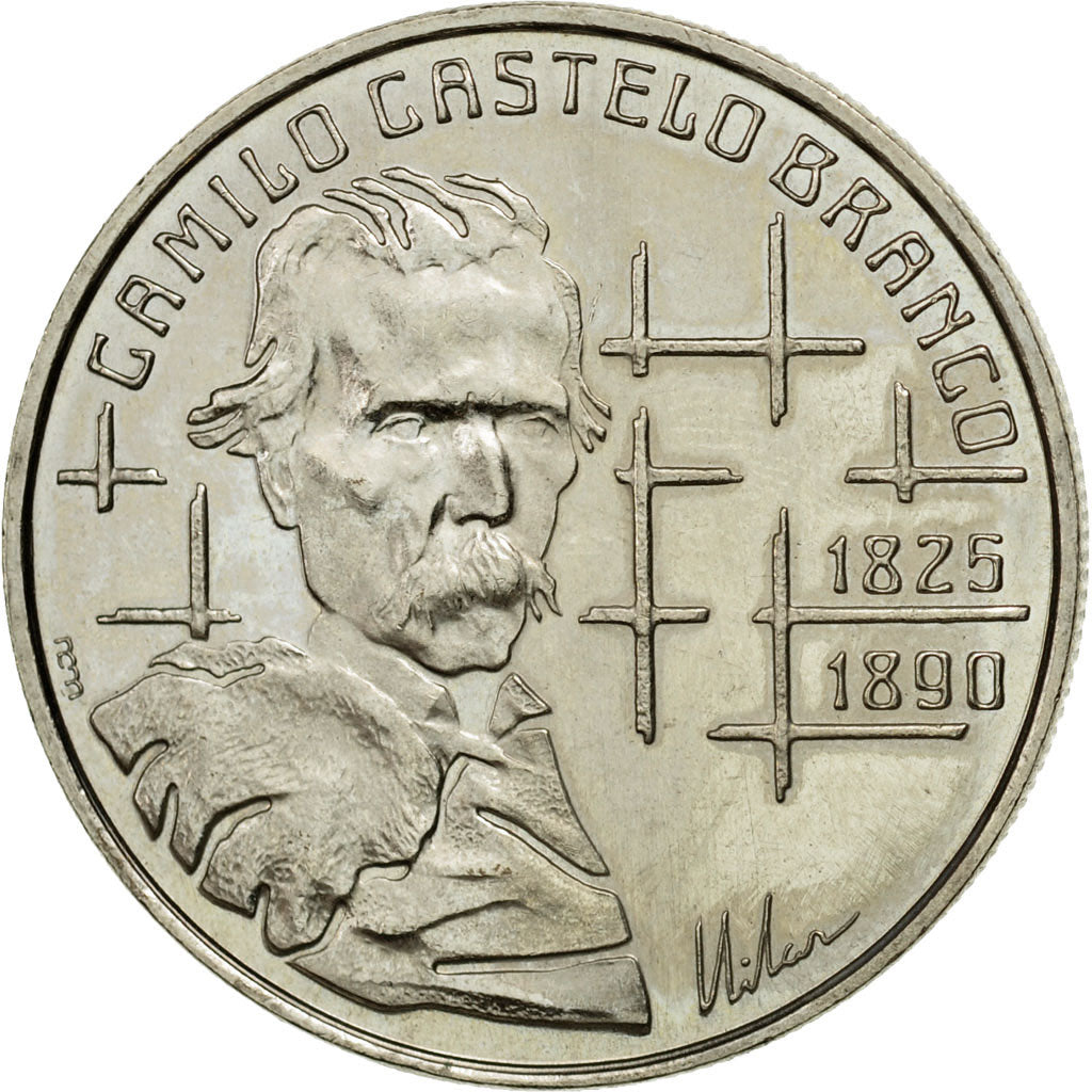 Coin, Portugal, 100 Escudos, 1990, MS(63), Copper-nickel, KM:656