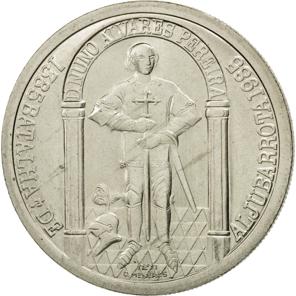 Coin, Portugal, 100 Escudos, 1985, MS(63), Copper-nickel, KM:630