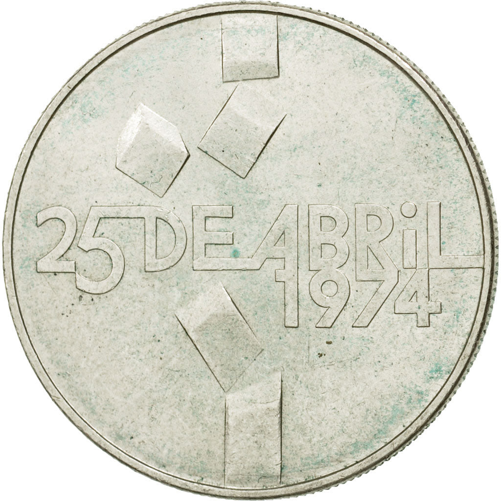 Coin, Portugal, 100 Escudos, 1976, Lisbon, AU(55-58), Silver, KM:603