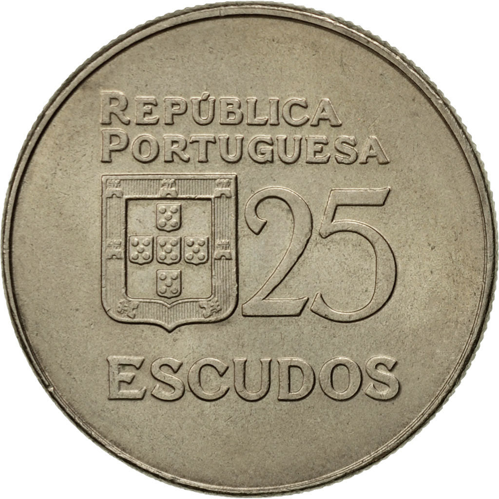 Monnaie, Portugal, 25 Escudos, 1977, SUP+, Copper-nickel, KM:607