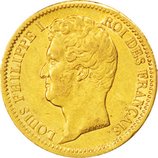 Coin, France, Louis-Philippe, 20 Francs, 1831, Paris, AU(55-58), Gold, KM:739.1