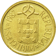 Coin, Portugal, 10 Escudos, 1987, AU(55-58), Nickel-brass, KM:638