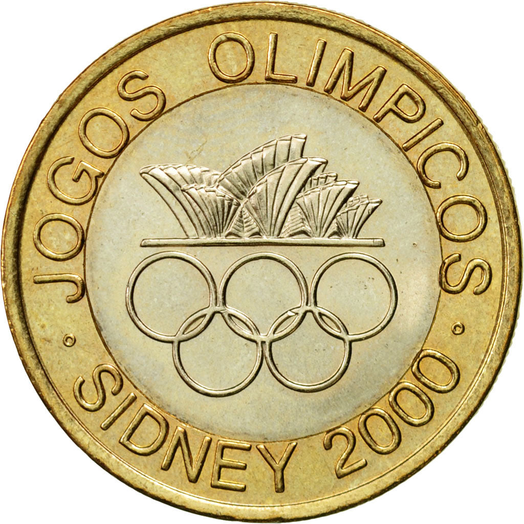 Coin, Portugal, 200 Escudos, 2000, Lisbon, MS(63), Bi-Metallic, KM:726