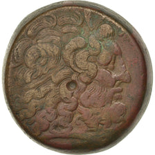 Coin, Egypt, Ptolemy III, Tetrobol, 246-222 BC, Alexandria, VF(30-35), Bronze