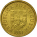 Coin, Portugal, Escudo, 1981, AU(50-53), Nickel-brass, KM:614